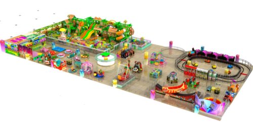 Atracciones de carnaval en el patio interior de 15X10 metros a la venta