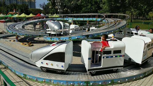 Mini lanzadera de 20 asientos para atracciones de carnaval a la venta