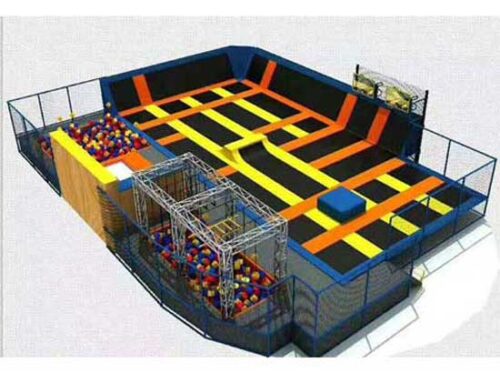 Parque de atracciones en trampolín de 17x15 metros a la venta