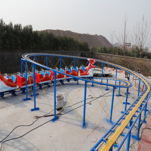Paseos de carnaval Dragon Roller Coaster de 18 asientos a la venta
