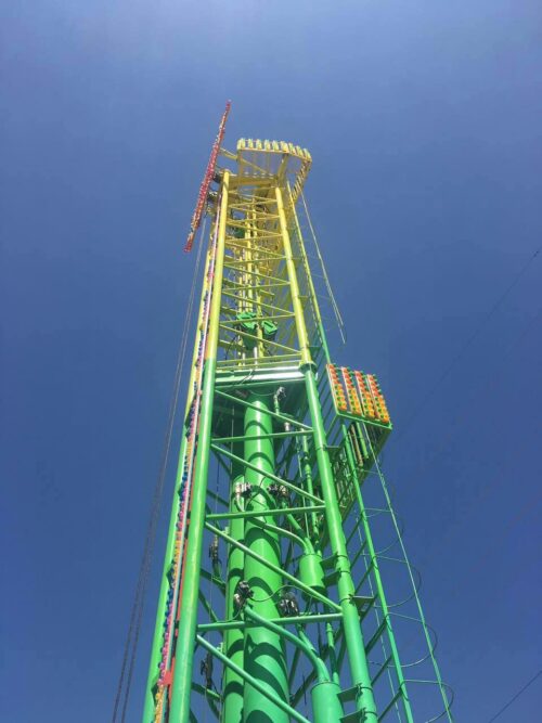 Paseos en torre abatibles de 36 asientos a la venta